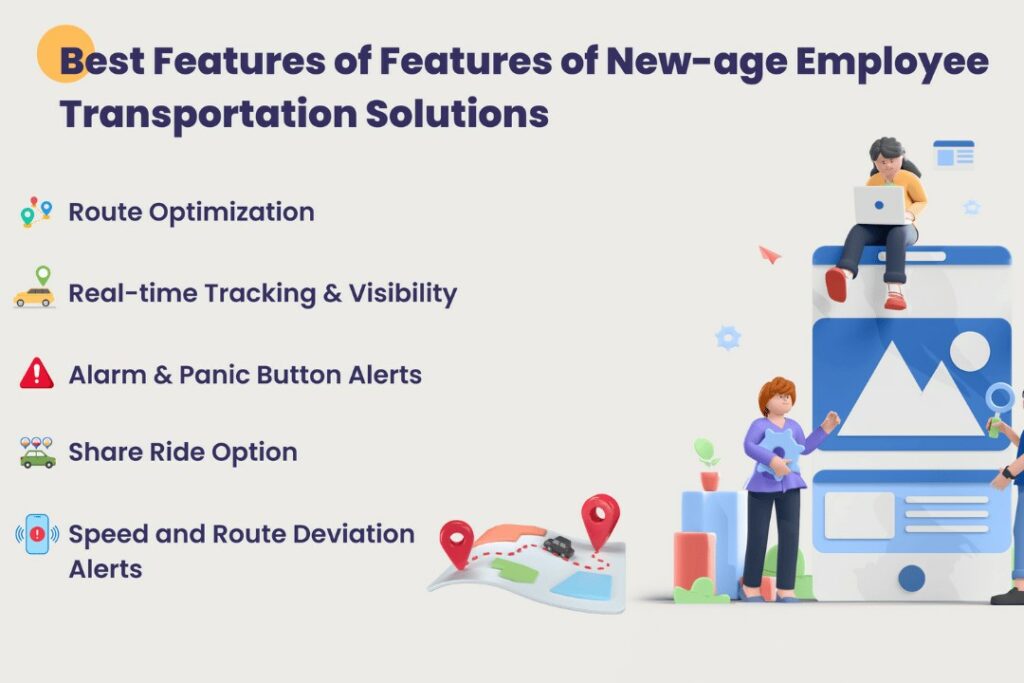 Did You Know About These Advanced Features of New-age Employee Transportation Solutions? Part 1 2 Ways How Advanced Technologies Help In Hassle free Employee Commuting Solutions 1 2