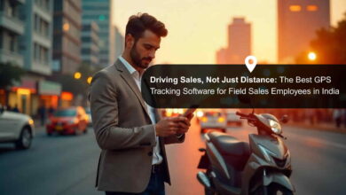 GPS tracking software for field sales employees in India