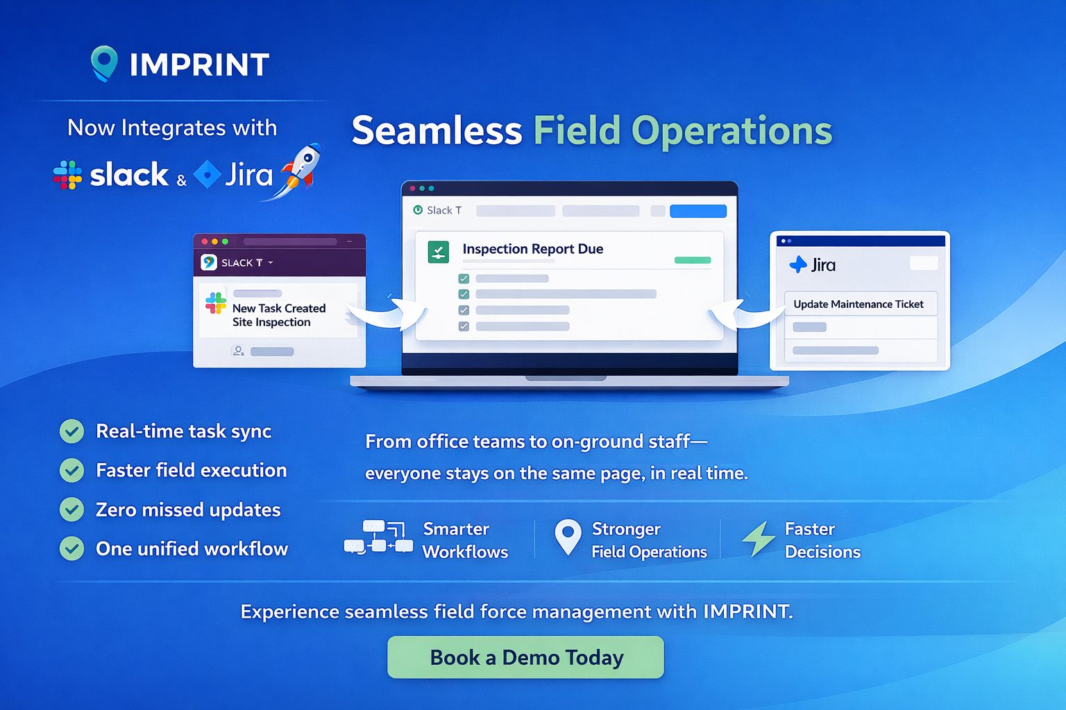 IMPRINT Now Integrates with Slack and Jira for Seamless Field Operations